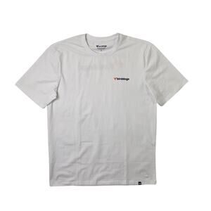 Birddogs Shirt Mens L White Cotton Blend Stretch Short Sleeve Crew Playground